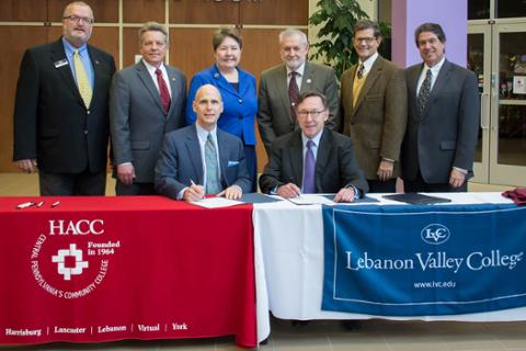 HACC Signs Reverse Transfer Agreement with Lebanon Valley College